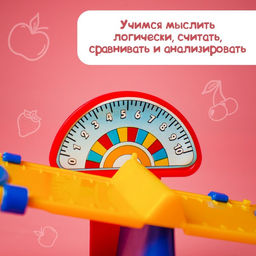 Обучающий набор Умные весы, баланс, счёт, по методике Монтессори - Iq-zabiaka фото 3