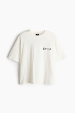 Camiseta estampada de algod?n Relaxed Fit - H&m фото 3