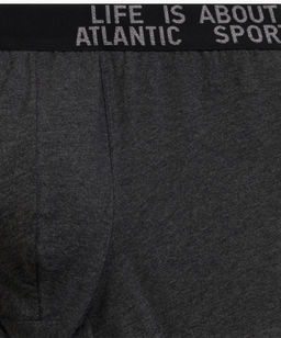 ATLANTIC 3MH-226 Трусы шорты Melange - набор 3 шт. темно-серый меланж + медно-багряный меланж + коричневый меланж фото 4