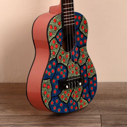 Сувенирный музыкальный инструмент гитара-укулеле «Любовь», 55×20×6 см