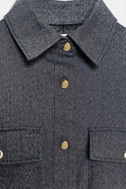 HERRINGBONE JACKET WITH POCKETS - Zara фото 7
