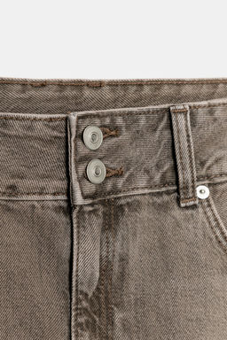 TRF COLOURED DENIM MINI SKIRT - Zara фото 6