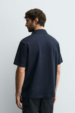 POLO SHIRT WITH MERCERISED FINISH - Zara фото 3