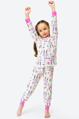 Хлопковая пижама для девочки Bonito  фото 2