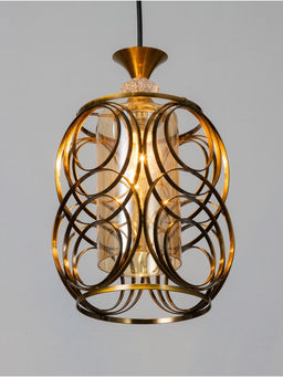 Светильник потолочный BayerLux Mathilda, 1×40 Вт, Е27, латунь, 14×14×29 см