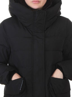 PE23-2 BLACK Куртка зимняя женская оверсайз (150 гр. холлофайбер)