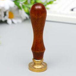 Печать для сургуча с деревянной ручкой «Маленький принц и лис», 9×2.5×2.5 см