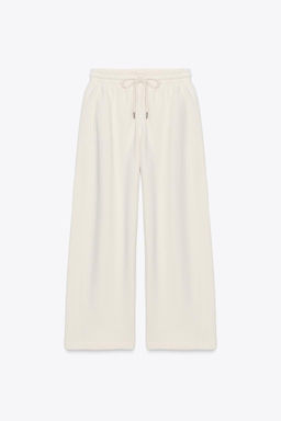 RUSTIC WIDE-LEG TROUSERS - Zara фото 6