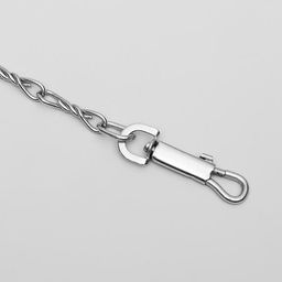 Поводок металлический витой с нейлоновой ручкой, 180 см х 2 мм - Пижон фото 2