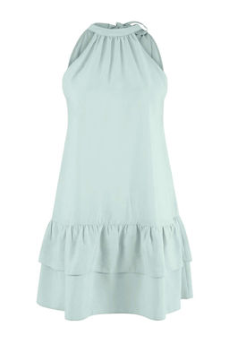 More Sustainable Ac?k Mavi Modal Midi Dokuma Elbise TWOSS26EL00299