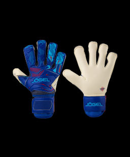 Перчатки вратарские JOGEL MAGNUM SL3 Roll-Hybrid, синий