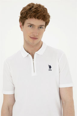 Мужская белая футболка Неожиданная скидка в корзине - U.s. polo assn фото 2