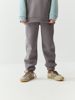 Джоггеры с карманами Графит утепленные 7+ - Bungly фото 4