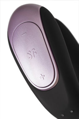 Многофункциональный стимулятор для пар Satisfyer Partner Double Fun, силикон, черный, 18 см