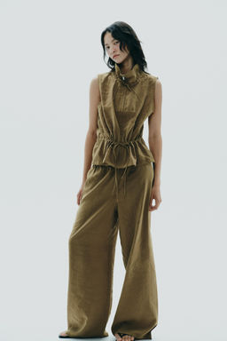 FLOWING PALAZZO TROUSERS