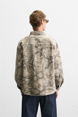 ABSTRACT PRINT OVERSHIRT - Zara фото 3