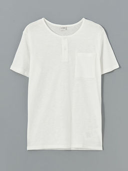 Bisiklet Yaka Basic K?sa Kollu Erkek ?ocuk Ti??rt