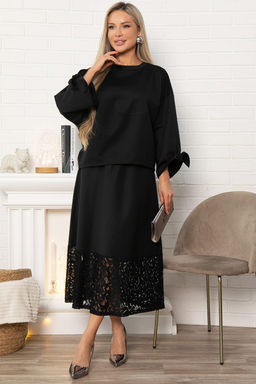 Юбка с кружевом Элегия - Lt collection фото 24