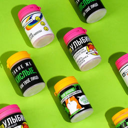 Леденцы кислые Как твоё лицо, вкус: яблоко, 68 г. - Simaland фото 4