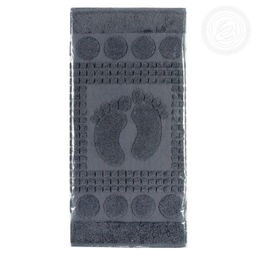 Полотенце махровое "Ножки" (графит) 50*70/1 шт. - 50*70 Махровые полотенца "Арт Дизайн" (Узбекистан)