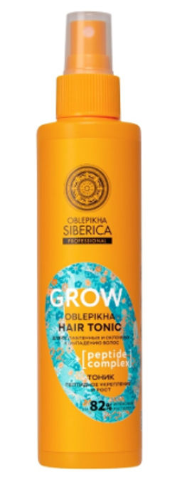 "NS" OBLEPIKHA Prof./Grow/ Тоник "Пептидное укрепление и рост" ослабл.и склон.к выпадению вол.200мл