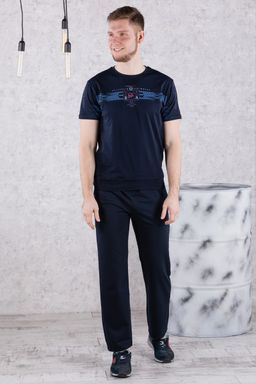 Брюки спортивные 
 3.MM002AA-синий-тёмный