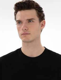 Siyah Comfort Fit Basic Ti__rt - Pierre cardin фото 2