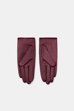 LEATHER SPIDER GLOVES - Zara фото 4