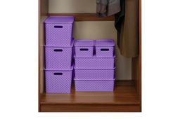 Корзинка 3 л 23,5*17,3*10,5 см Береста лавандовая - Elan gallery фото 5