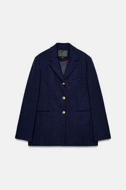 BLAZER BOTONES ZW COLLECTION / Azul?n - Zara фото 3
