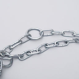 Ошейник строгий пластинчатый, цинк, 60 х 2,7 см - Пижон фото 4