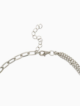 Цепь «Карабин», L=40 см, цвет серебро