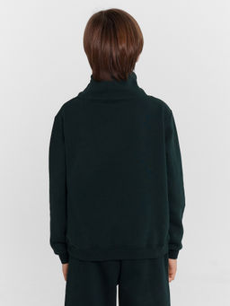 Джемпер для мальчиков зеленый с принтом G.O.A.L - Mark formelle фото 4