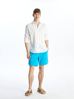 K?sa Boy Bask?l? Erkek Deniz ?ortu