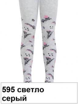 Колготки дет.ESLI 21С-72СПЕ, р.104-110 - 595 светло серый - Conte elegant фото 2
