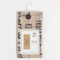 Дорожка Этель Homemade 30*70 см, 100% хлопок, саржа 190 г/м2  фото 5