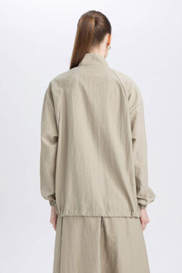 Туника обычного кроя с полуводолазкой и длинными рукавами - Defacto фото 6