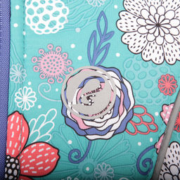 RODOS Утеплённый костюм для девочки зима М-191 (Цветы) Зелёный