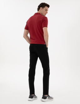 Siyah Straight Fit Jean Pantolon