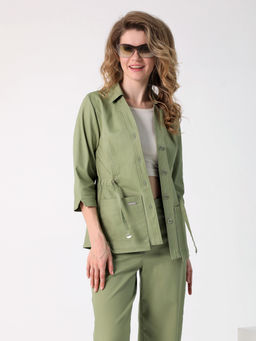 25226 Жакет оливковый