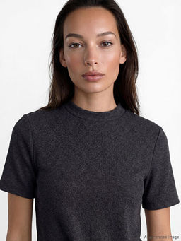 Bisiklet Yaka Kad?n Ti??rt