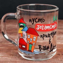Кружка 250 мл Новогодние пожелания / Д55029/175 /уп 12/ Новый год - ГалеонТрейд фото 6