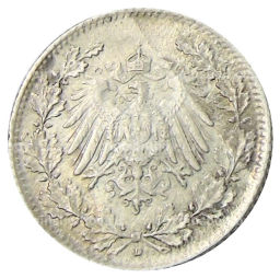 1/2 марки 1915 года D Германия
