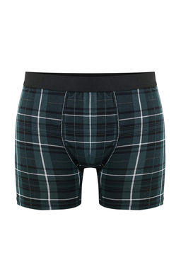 Siyah Desenli Pamuklu Likral? 3lu Boxer TMNAW26BX00000 - Trendyolmilla фото 11