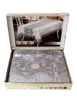 Скатерть EFOR SAHESER 160x220 серый