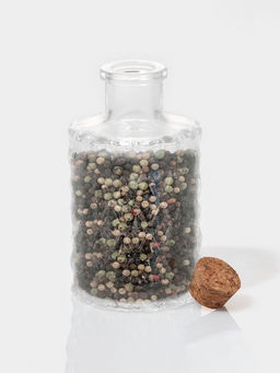 Набор баночек для специй Доляна «Парфе», 130 мл, 11.5×5.5 см, с пробковой крышкой, 12 шт., стекло