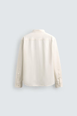 RELAXED FIT DENIM SHIRT - Zara фото 8