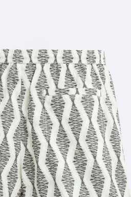 GEOMETRIK DESENLI UZUN DENIZ SORTU - Zara фото 9