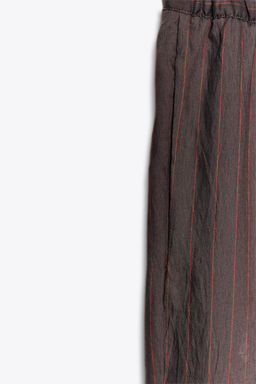 ZW COLLECTION STRIPED PYJAMA TROUSERS - Zara фото 7