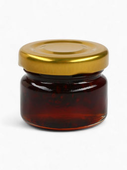 Подарочный набор новогодний в железной банке С Новым годом: монпансье 100 г, чай чёрный 50 г, варенье 30 г, открытка